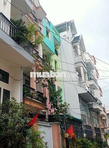 Hẻm xe tải, Phan Huy Ích, 63m, 5 tầng, 5pn, giá 6.7 tỷ