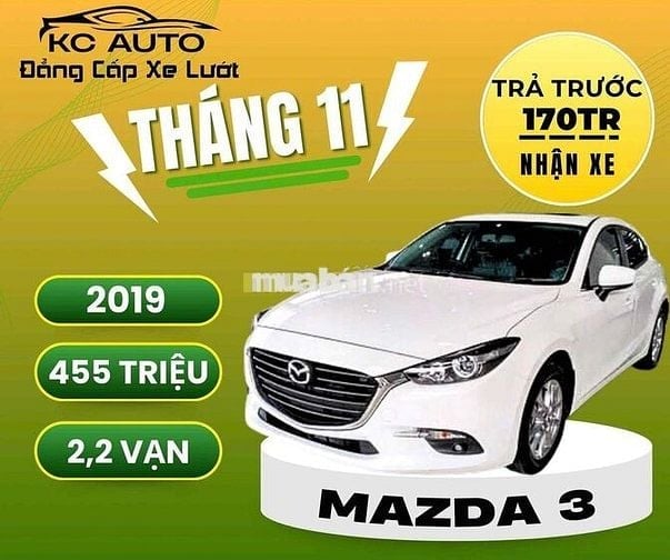 Mazda 3 2019 1.5L Luxury - 22000 km