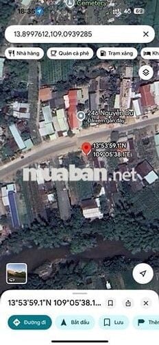 Cần bán đất 200m2 full thổ cư đường Nguyễn Du- Phường An Nhơn Đông