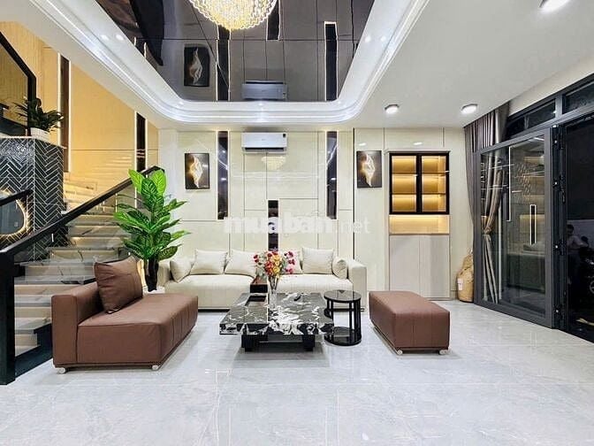 Nhà mới, full nội thất - 58,3m2 - 3 PN, 1 phòng LV, Phan Huy ích, GV