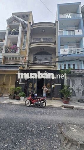 BÁN NHÀ ĐƯỜNG 10M PHAN HUY ÍCH-P15 DT5*21M TRỆT 2 LẦU 4PN4WC HẺM THÔNG