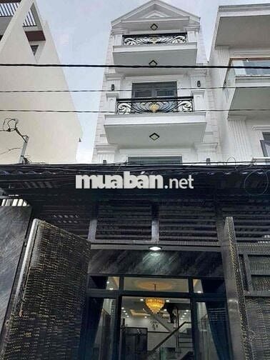 Nhà Tô Ký Trung Mỹ Tây 4x17m – Trệt 3 lầu – xe hơi thông - 5ty850