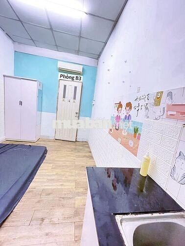 PHÒNG FULL NỘI THẤT 2.8TR - HẺM ĐỐI DIỆN TÒA NHÀ ETOWN, GẦN NHÀ GA T3