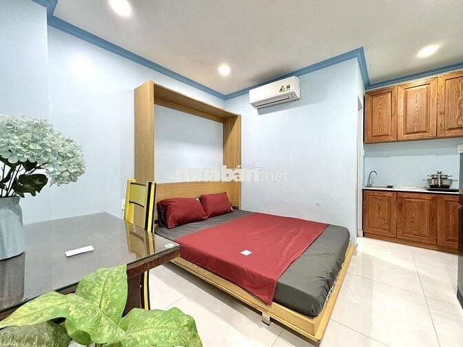 PHÒNG MỚI FULL NỘI THẤT GỖ XỊN NGAY SVĐ PHÚ THỌ SÁT ĐƯỜNG 3/2 ĐÔNG ĐÚC