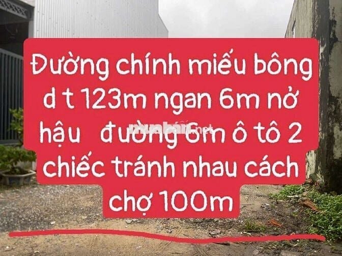 Chính chủ giwir bán lô đất miếu bông phường hoà xuân  th phố đà nẳng