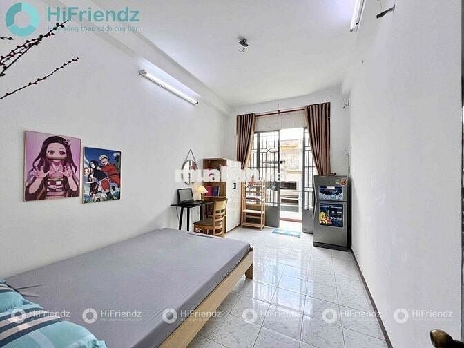 Phòng trọ dạng studio bancol siêu rẻ ngay cầu chữ Y Q1