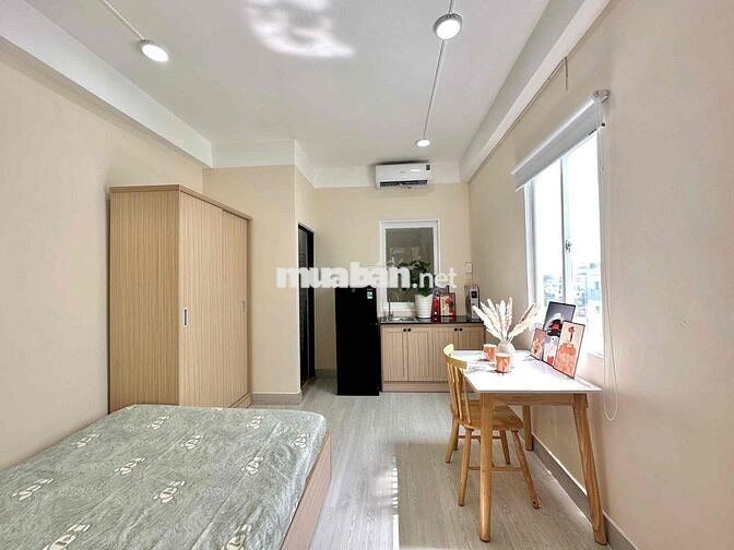 Ở Liền!! Studio Đẹp Gần Cầu Hoàng Hoa Thám Full Nội Thất, Thang Máy