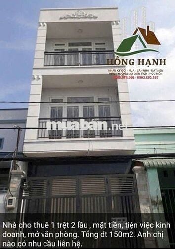 NHÀ CHO THUÊ 4x14 – MẶT TIỀN BÀ ĐIỂM,GẦN NGUYỄN ẢNH THỦ - GIÁ 10 TRIỆU