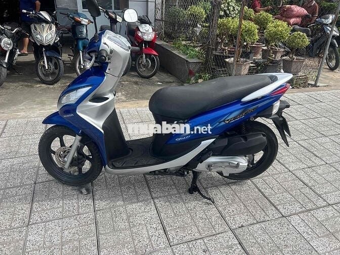 Honda Vision Xanh bạc