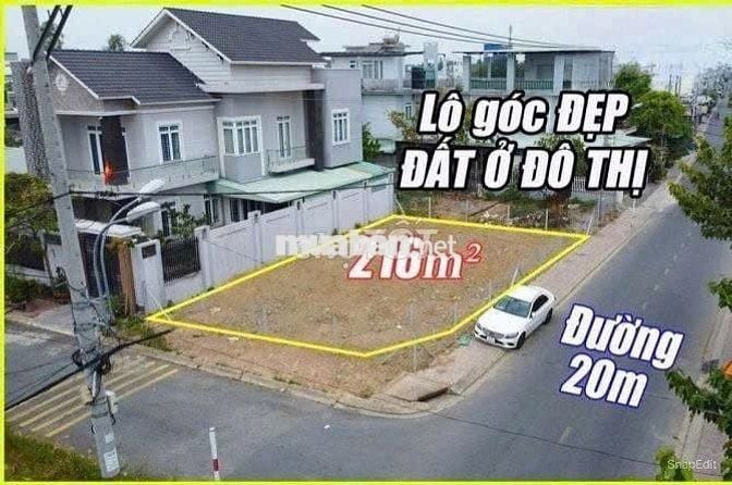 Bán 216m2 lô đất góc 2 mặt tiền - ngay Thị Trấn BỚT SÁT GIÁ CÒN 430tr
