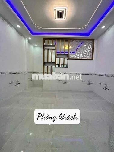 Bán nhà mới hẻm xe hơi -khu trung tam luỹ bán bích -53m2-2 PN
