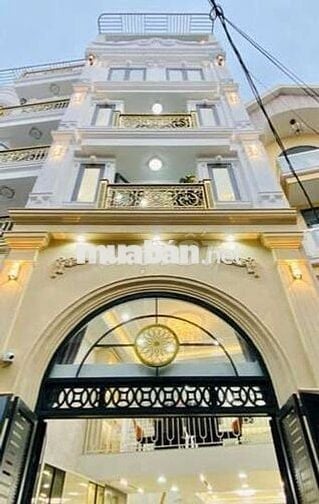 Gần mặt tiền Bùi Quang Là, 45m, 5 tầng, 4pn, siêu đẹp