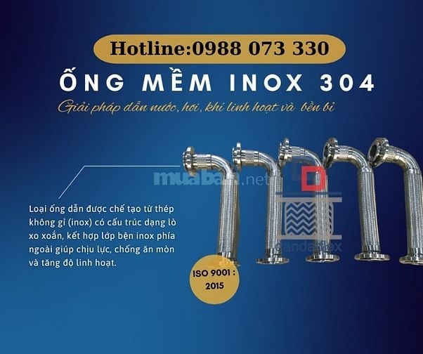 ỐNG MỀM INOX – CHỊU NHIỆT, CHỐNG GỈ, SIÊU BỀN!