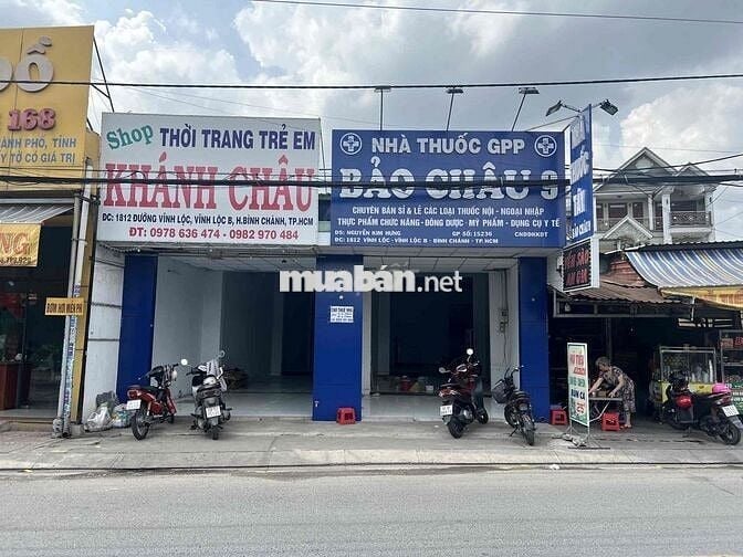 cho thuê MT 8x28  số 1812 đường Vĩnh Lộc  30tr/t