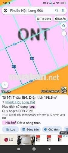 Chị chủ gửi nhanh lô đất biển Lộc An Phước Hải TP HCM chỉ từ 1tỷ25