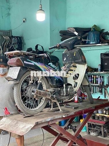 Kawasaki Max Nhật Đen Trắng