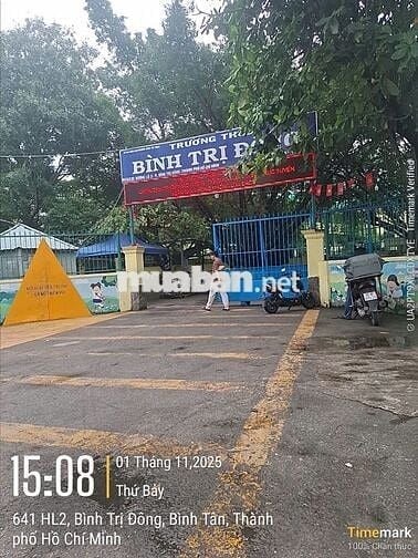 Giáp trường Bình Trị Đông - 3 tầng - 40m2 - Hơn 3 tỷ