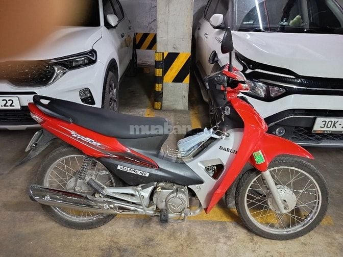 BÁN XE MÁY  đăng ký  12/6/2023 WAVE DALIEM 50 ĐỎ, ĐẸP 1300 KM GIÁ 8 TR