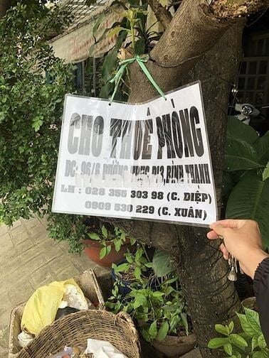 Phòng trọ 25m2 Đặng Thuỳ Trâm. Cách ĐH Văn Lang 100m