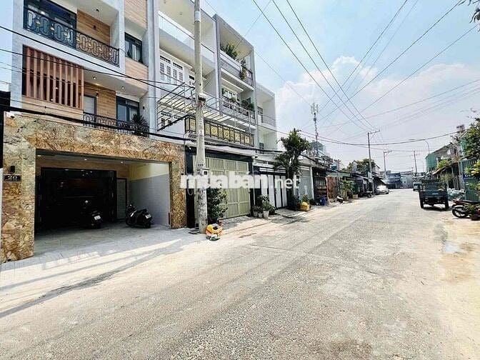 Siêu Phẩm nhà Thang Máy 1 trệt 3 lầu, Mặt tiền đường 12m Hiệp Thành 18