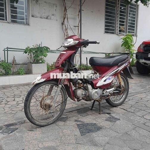 Honda Wave apha 2004 đỏ đen máy êm ru.giấy tờ đủ