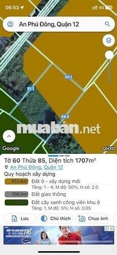 GIẢM 8 TỶ, CẦN BÁN GẤP 1600M2 ĐẤT MẶT TIỀN SÔNG VÀM THUẬT