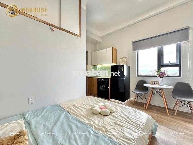 STUDIO CỬA SỔ TRỜI FULL NỘI THẤT CAO CẤP NGAY GẦN NGÃ TƯ BỐN XÃ