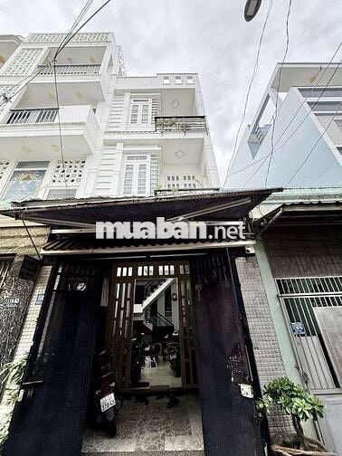 NHÀ 3 TẦNG HẺM XE HƠI KHU VỰC AN NINH GẦN CHỢ  NHÀ THỜ GIÁP GÒ VẤP