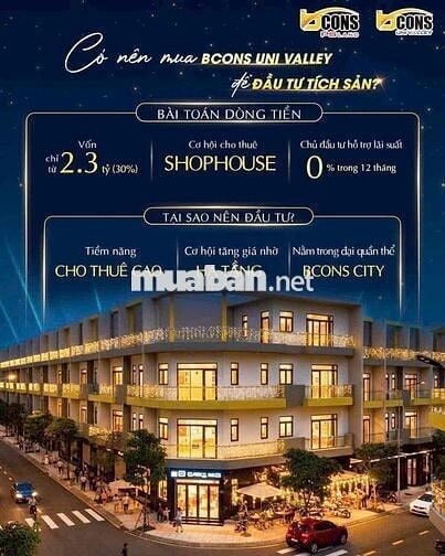 Bán nhà phố UNI Velly Bcons, quá hot chỉ trong 1 tháng đã gần như hết