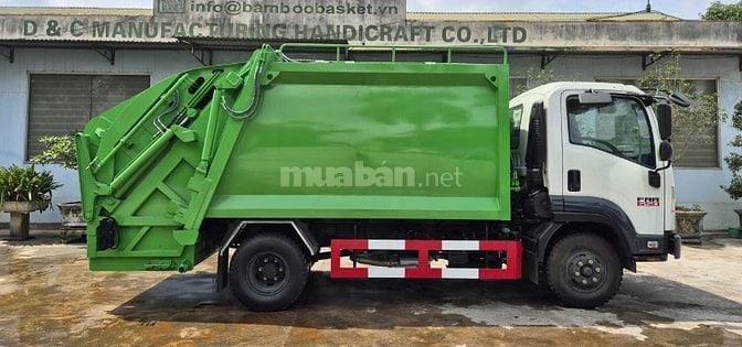 Xe cuốn ép chở rác Isuzu 9 khối 