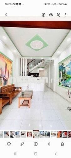 Cho thuê nhà tx 22 q12 2 lầu 4p ngủ hẻm xe tải giá 8tr