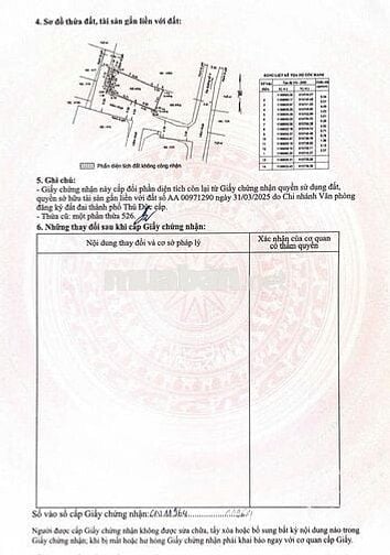 Giảm 500 triệu bán lô đất 2 mặt tiền hẻm đường số 4 Bình THọ