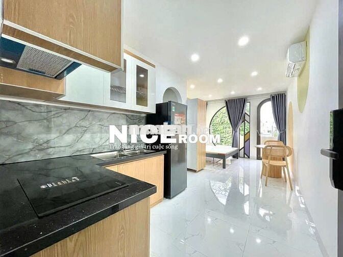 CĂN HỘ STUDIO BALCONY🍀THIẾT KẾ HIỆN ĐẠI_MÁY GIẶT RIÊNG🔥PHAN VĂN TRỊ