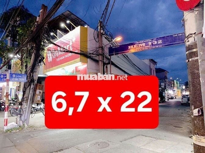MẶT TIỀN - ĐƯỜNG LÊ VĂN THUẤN( HẺM 132 ĐƯỜNG 3/2)