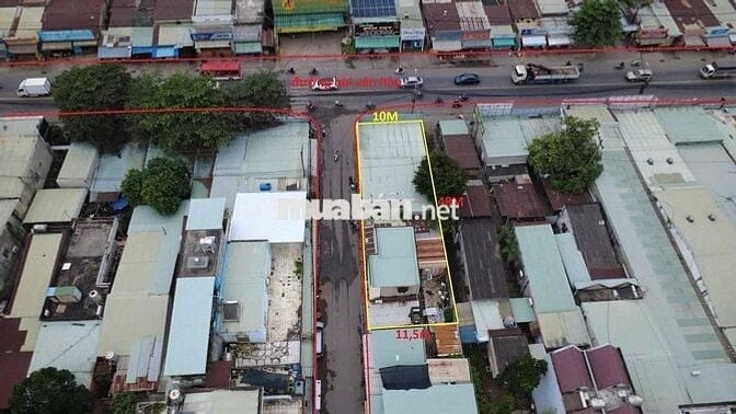 góc 2 mặt tiền đường bùi văn hoà