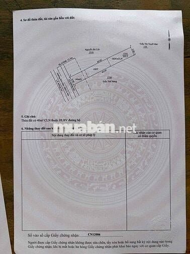 Bán đất mặt tiền dx 80 định hoà cũ sát bên Bệnh Viện Phương chi TDM BD