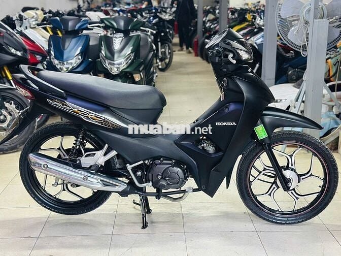 XE MÁY THỊNH PHÁT - WAVE A 110 ĐEN NHÁM VÀNH ĐÚC