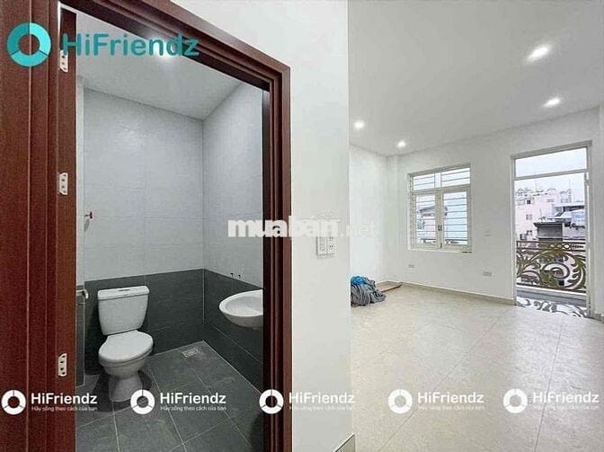 Căn Hộ 1 PN -Studio Full Nội Thất - Ban công - Khu Hoàng Hoa Thám