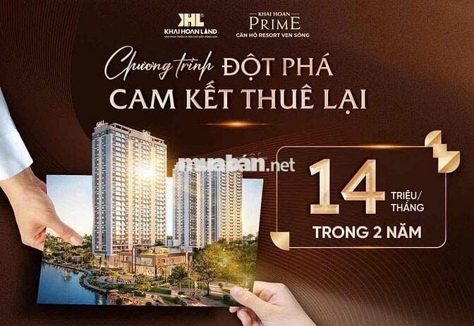 CĂN HỘ RESORT CAO CẤP VIEW SÔNG 2PN.1WC