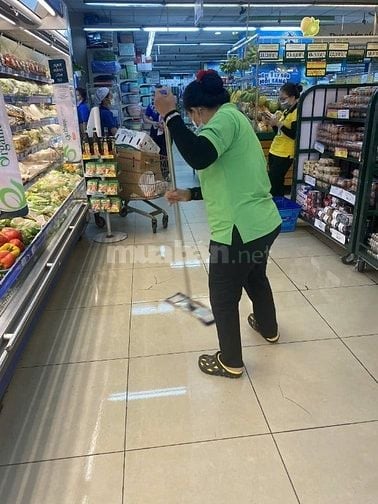 Cần ngay tạp vụ don dep vệ sinh cửa hàng kho văn phòng 