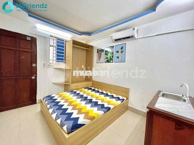 CHO THUÊ PHÒNG STUDIO SIÊU XINH FULL NỘI THẤT CỬA SỔ TRỜI THOÁNG MÁT