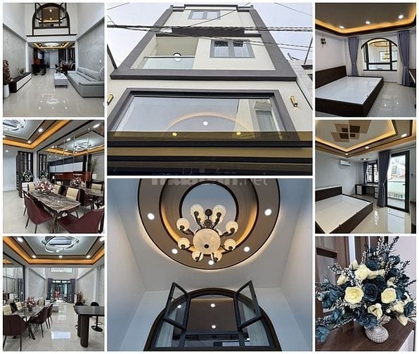 3 lầu,full nội thất cao cấp,xe tải đổ cách nhà 20m khu VIP Quang Trung