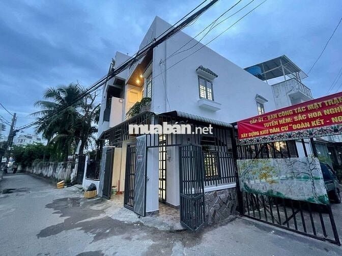 Nhà Góc 2 mặt tiền 1 sec ngắn Hà Huy Giáp