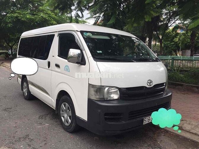 Toyota Hiace 2009 tải van 850kg/6N