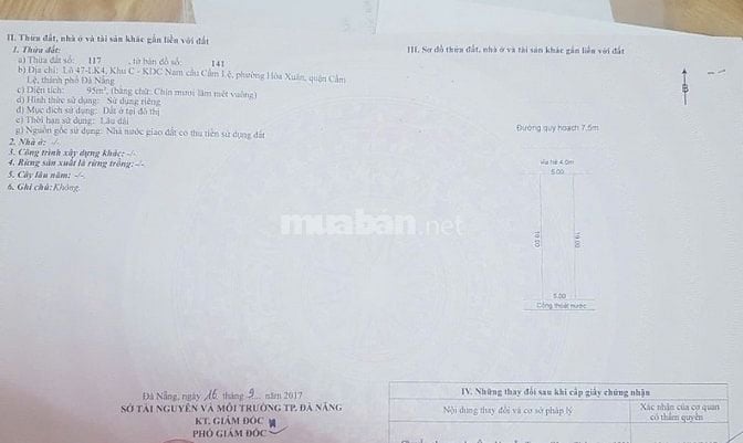 BÁN ĐẤT TẶNG  NHÀ ĐƯỜNG 7.5 CẨM NAM 12, HOÀ XUÂN, ĐÀ NẴNG