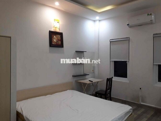 Cho thuê căn hộ studio đủ nội thất, máy giặt riêng