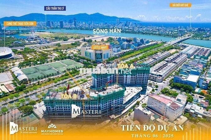 Căn 2PN Masteri Rivera Đà Nẵng - chỉ từ 1,73 tỷ nhận nhà full Nội thất