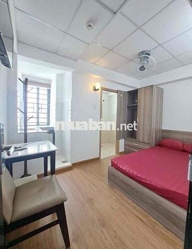 PHÒNG TRỌ STUDIO FULL NỘI THẤT - CỬA SỔ TRỜI - VÂN TAY - AN NINH