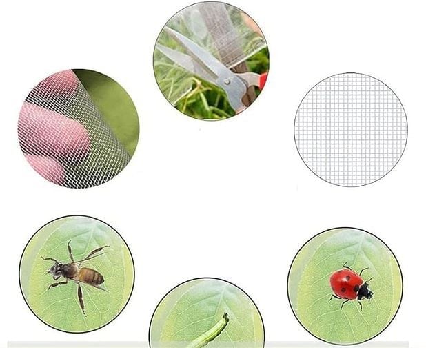 Lưới chắn côn trùng Israel 50 mesh - Bảo vệ vườn rau, bảo vệ công sức