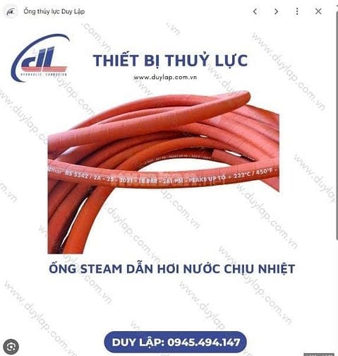 Ống chịu nhiệt, chịu hơi nóng Steam hose